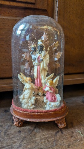 Glassturz biedermeier - glassturz,