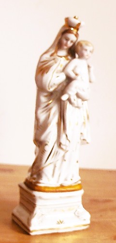 Porzellan madonna bemalt - porzellan,,
