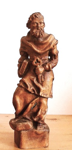Holzschnitzerei petrus - hl.,