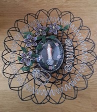 Klosterarbeit, Perlen-Kranz um