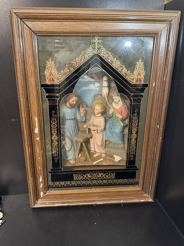 Heiligenbild sakrales diorama - heiligenbild,