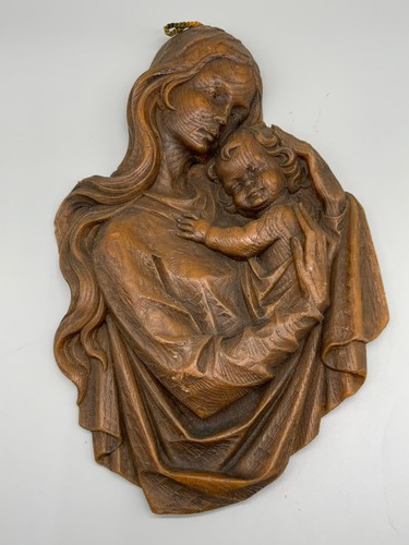 Wachsarbeit heilige maria mit - maria,