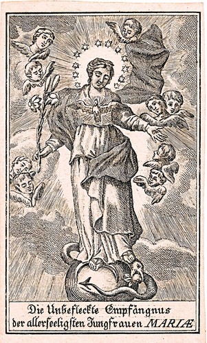 Andachtsbild maria immaculata - andachtsbild,