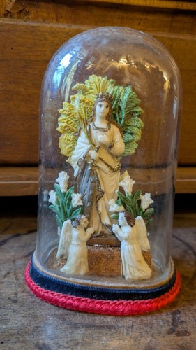Glassturz biedermeier - glassturz,