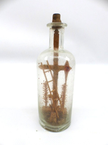 Antike klosterarbeit flasche - antike,