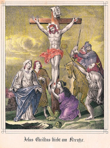 Andachtsbild christus stirbt - christus,