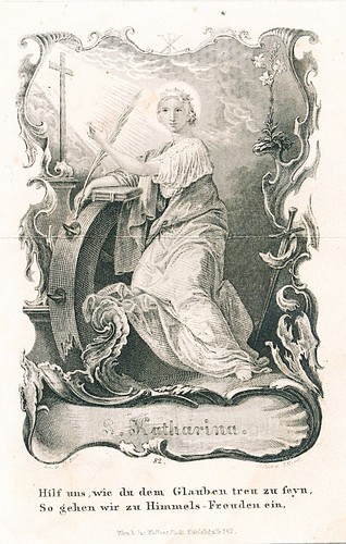 Andachtsbild katherina v - andachtsbild, ,hl.