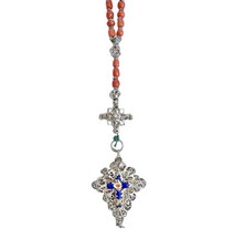 Rosenkranz filigran,  Kreuz