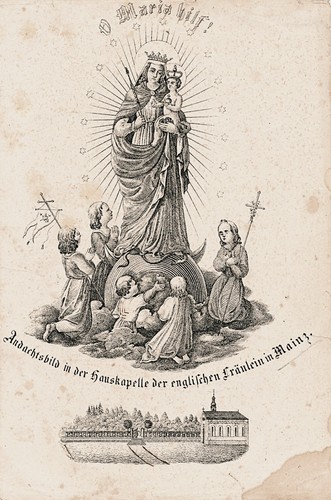 Andachtsbild wallfahrt maria - andachtsbild,