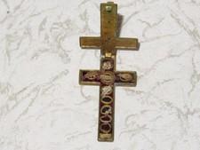 Reliquienkreuz Messingkreuz